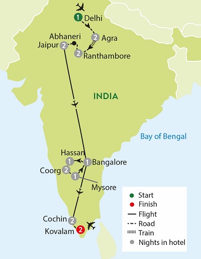 the grand tour india